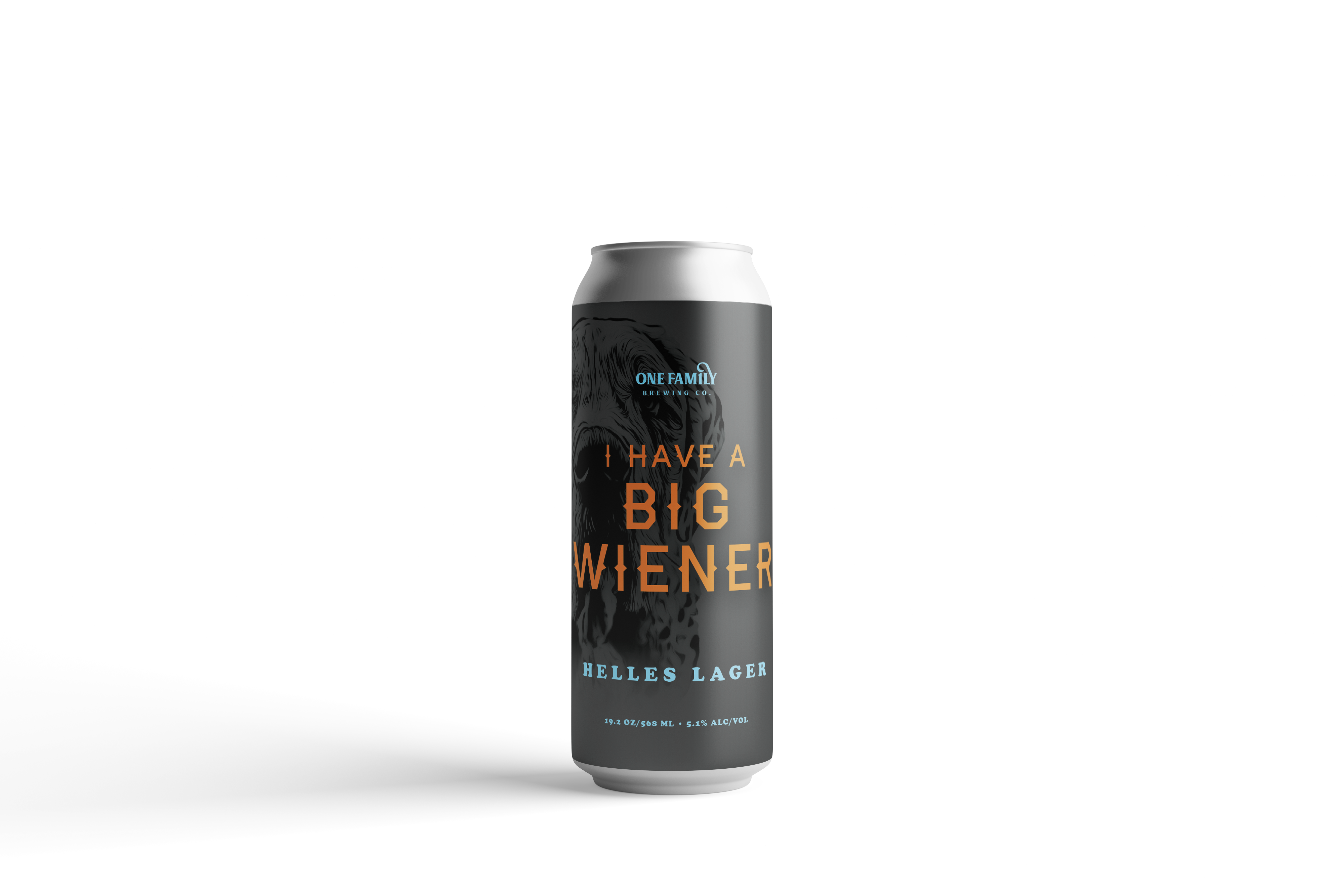 I Have a Big Wiener Helles Lager 19 oz - 4PK – One Family Brewing Co.