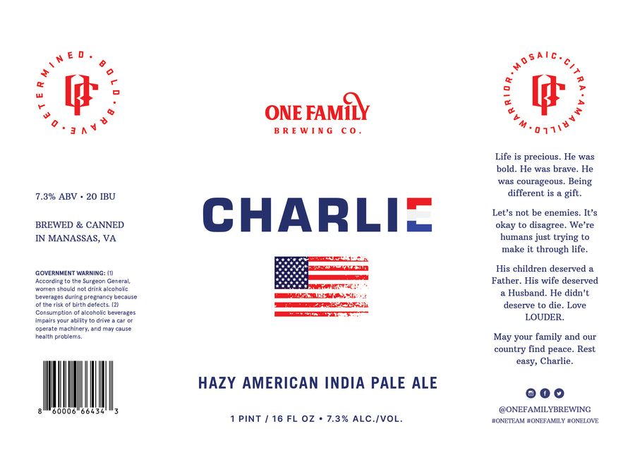 Pre-Order - Charlie 4PK - Hazy IPA