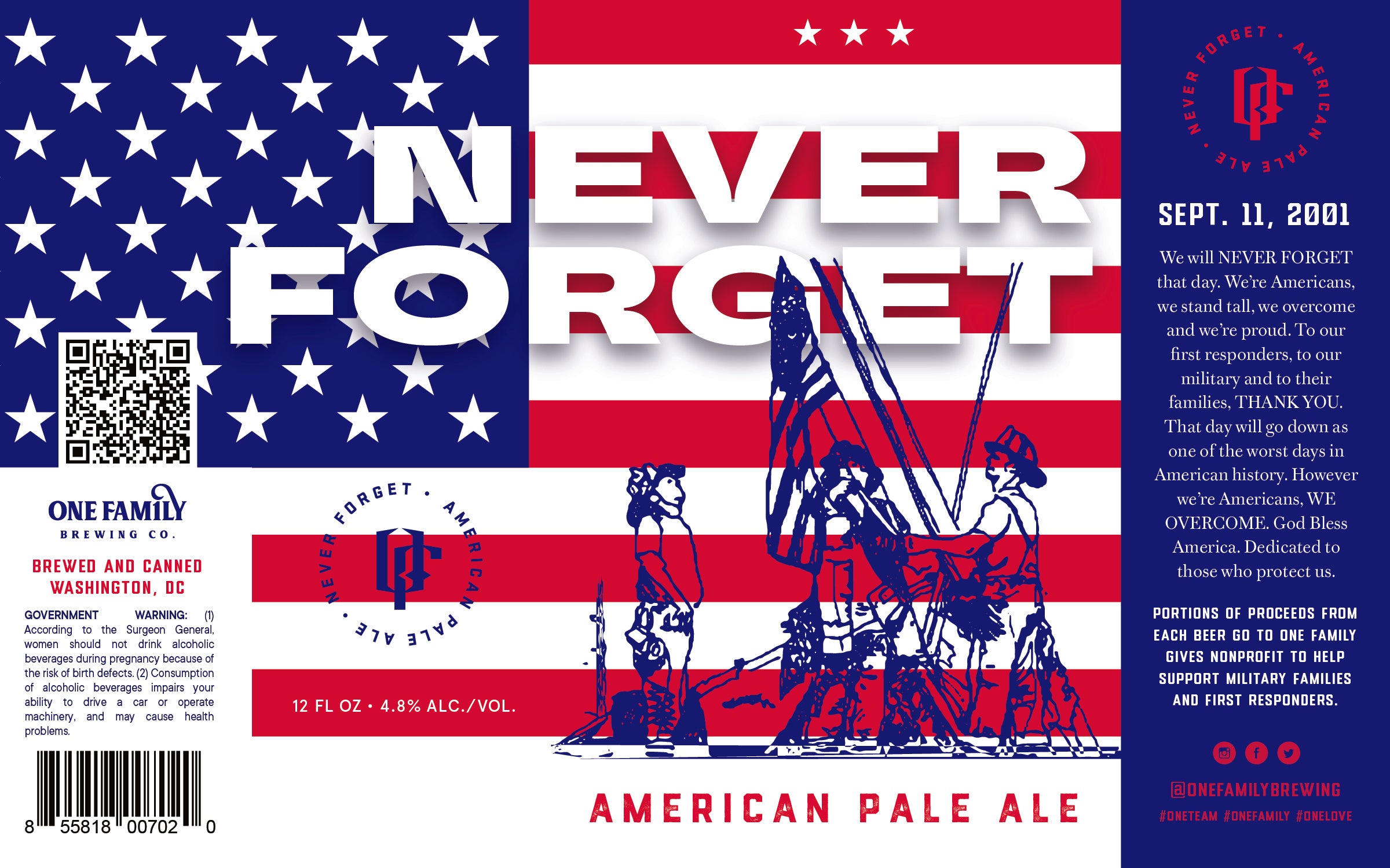 Never Forget American Pale Ale - Pre-Order
