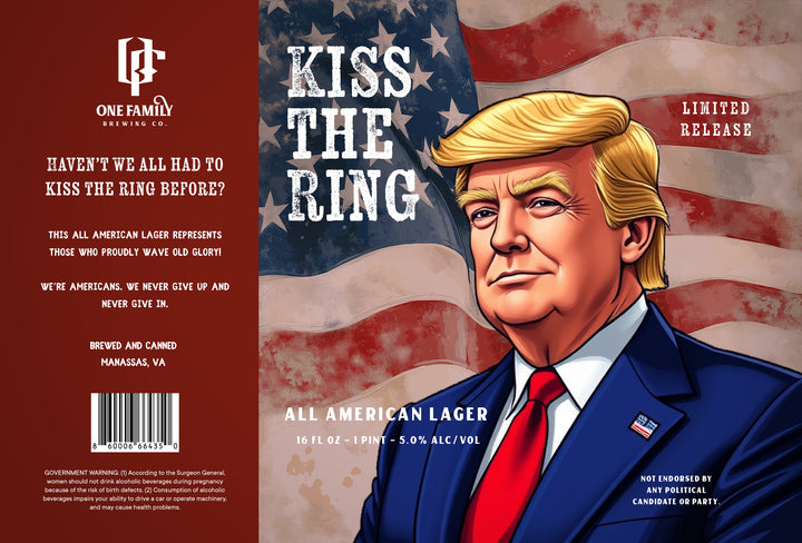 Kiss The Ring American Lager - 4PK/16 oz cans - Pre-Order