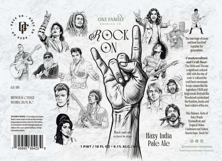 4PK - Rock On! Hazy IPA - Pre-Order