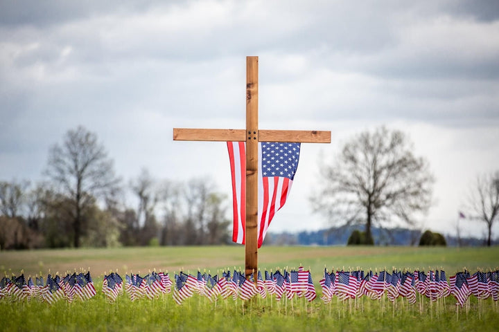 Heroes Flag - American Flag Garden