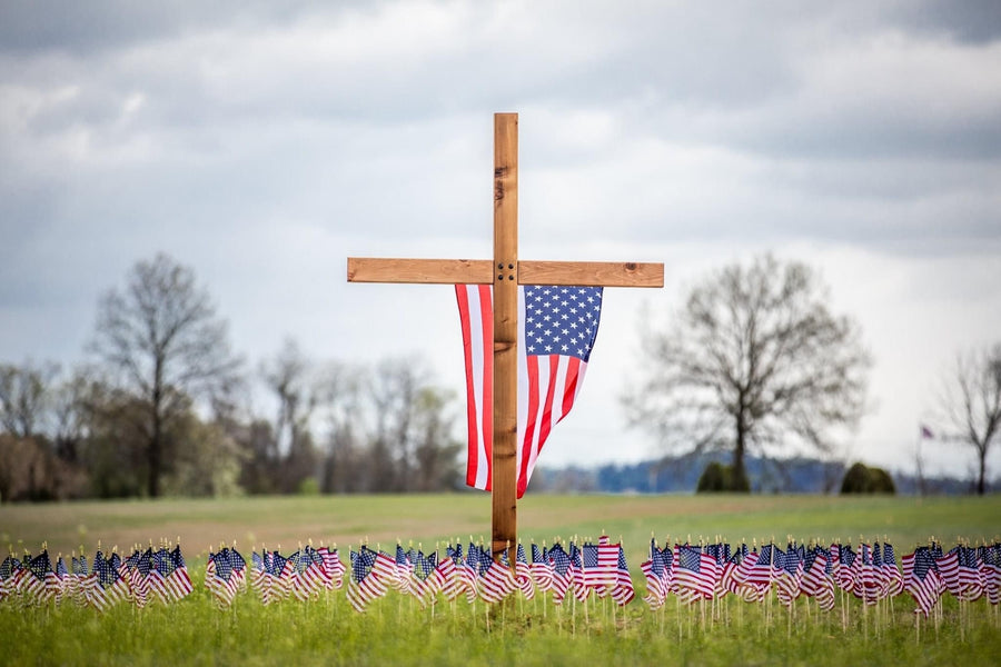 Heroes Flag - American Flag Garden